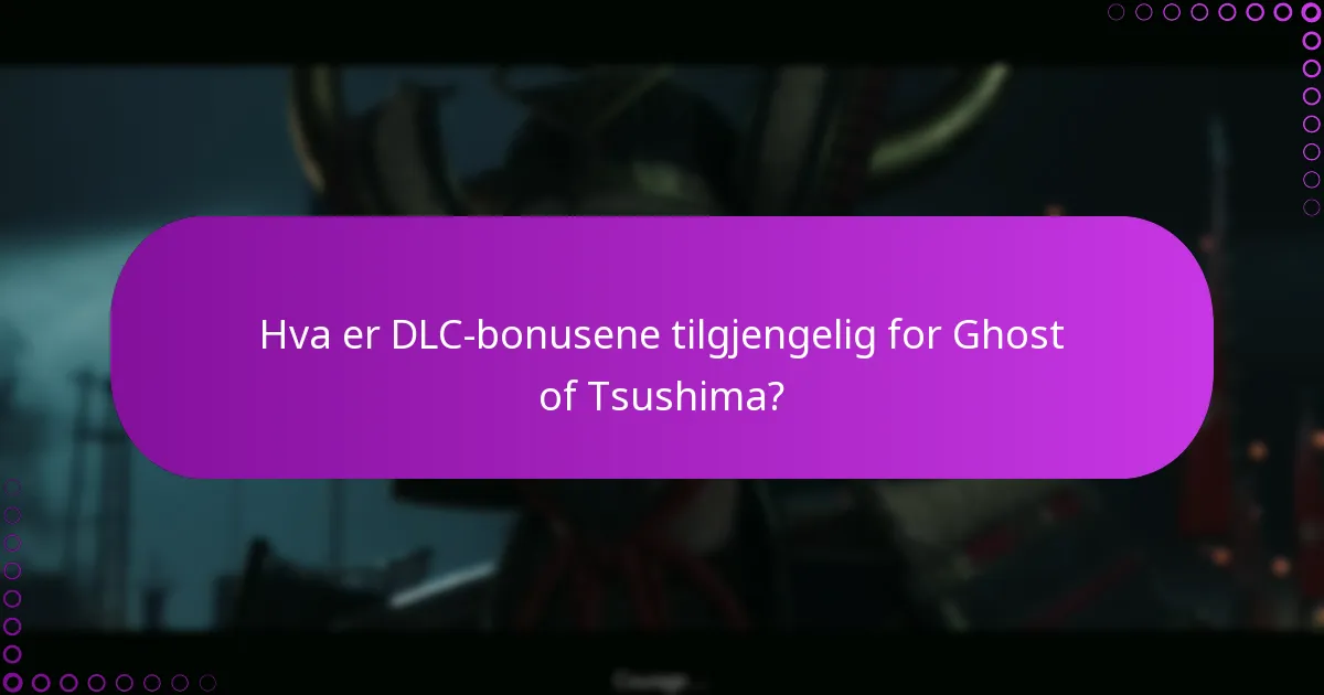 Hvordan kan jeg kreve ekstra belønninger for Ghost of Tsushima DLC?