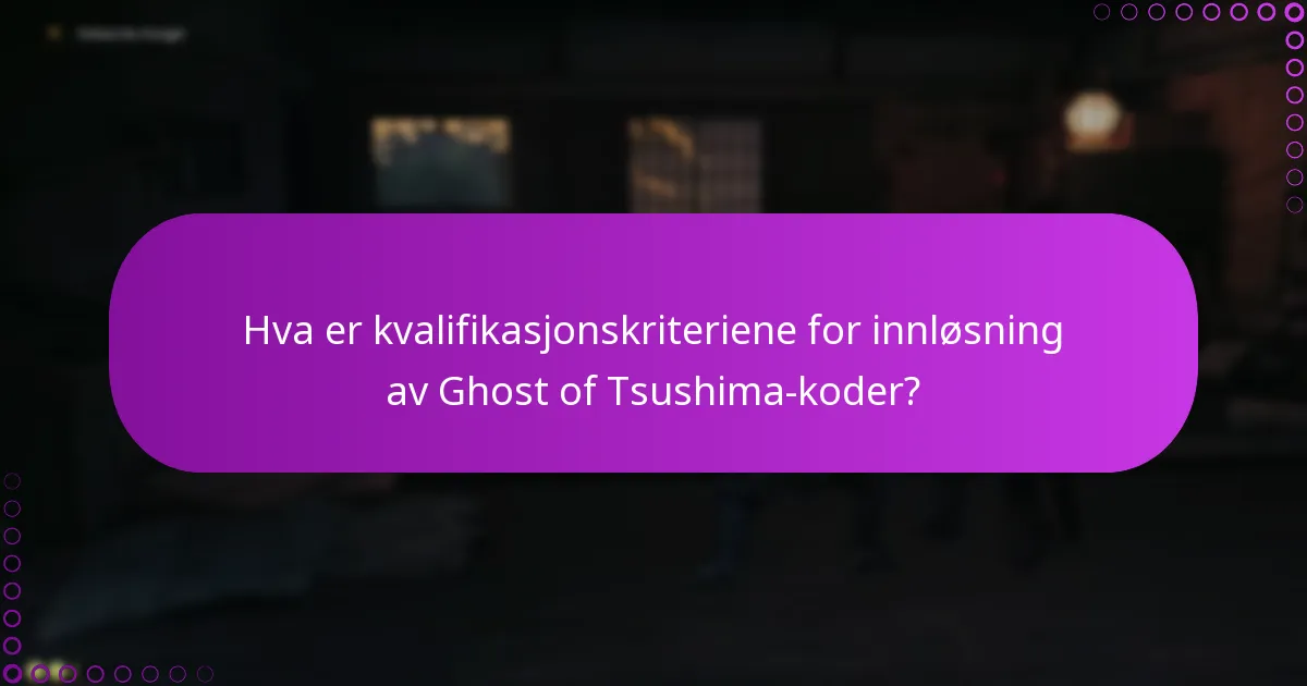 Slik feilsøker du problemer når du innløser Ghost of Tsushima-koder?