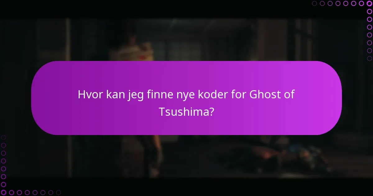 Hvilke plattformer støtter innløsning av Ghost of Tsushima-koder?