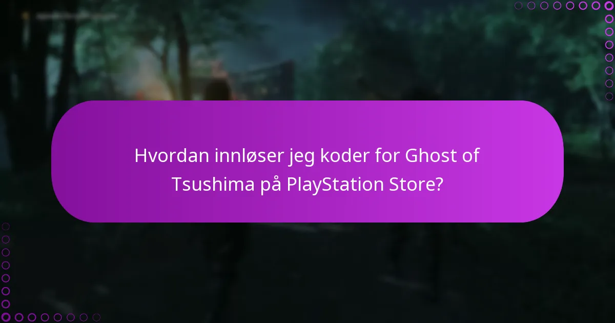 Hva er de nåværende salgene eller rabattene for Ghost of Tsushima-innhold?